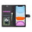 FORWENW F1 Series Leather Wallet Stand Cover Case for iPhone 11 Pro 5.8-inch - Black - 4