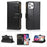 Crazy Horse Leather Coated TPU Wallet Phone Stand Case with 9 Card Slots Kickstand Shell for iPhone 12 Pro Max - Black - 1