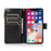 Crazy Horse Leather Coated TPU Wallet Phone Stand Case with 9 Card Slots Kickstand Shell for iPhone 12 Pro Max - Black - 5