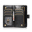 Crazy Horse Leather Coated TPU Wallet Phone Stand Case with 9 Card Slots Kickstand Shell for iPhone 12 Pro Max - Black - 6