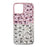 Diamond Sticking Crystal Pink+White Shell TPU Case for iPhone 12/12 Pro - 1
