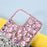 Diamond Sticking Crystal Pink+White Shell TPU Case for iPhone 12/12 Pro - 3