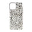 Crystal White Shell Rhinestone Decoration TPU Cell Phone Cover for iPhone 12/12 Pro - 1