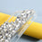 Crystal White Shell Rhinestone Decoration TPU Cell Phone Cover for iPhone 12/12 Pro - 6