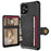 Leather Coated TPU with Wallet Kickstand Built-in Magnetic Sheet Cover for iPhone 12 Pro/12 - Black - 3