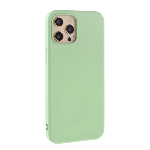 X-LEVEL Anti-scratch Liquid Silicone Back Cover for iPhone 12 Pro Max 6.7-inch - Light Green - 2