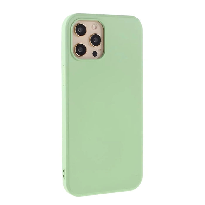 X-LEVEL Anti-scratch Liquid Silicone Back Cover for iPhone 12 Pro Max 6.7-inch - Light Green - 2