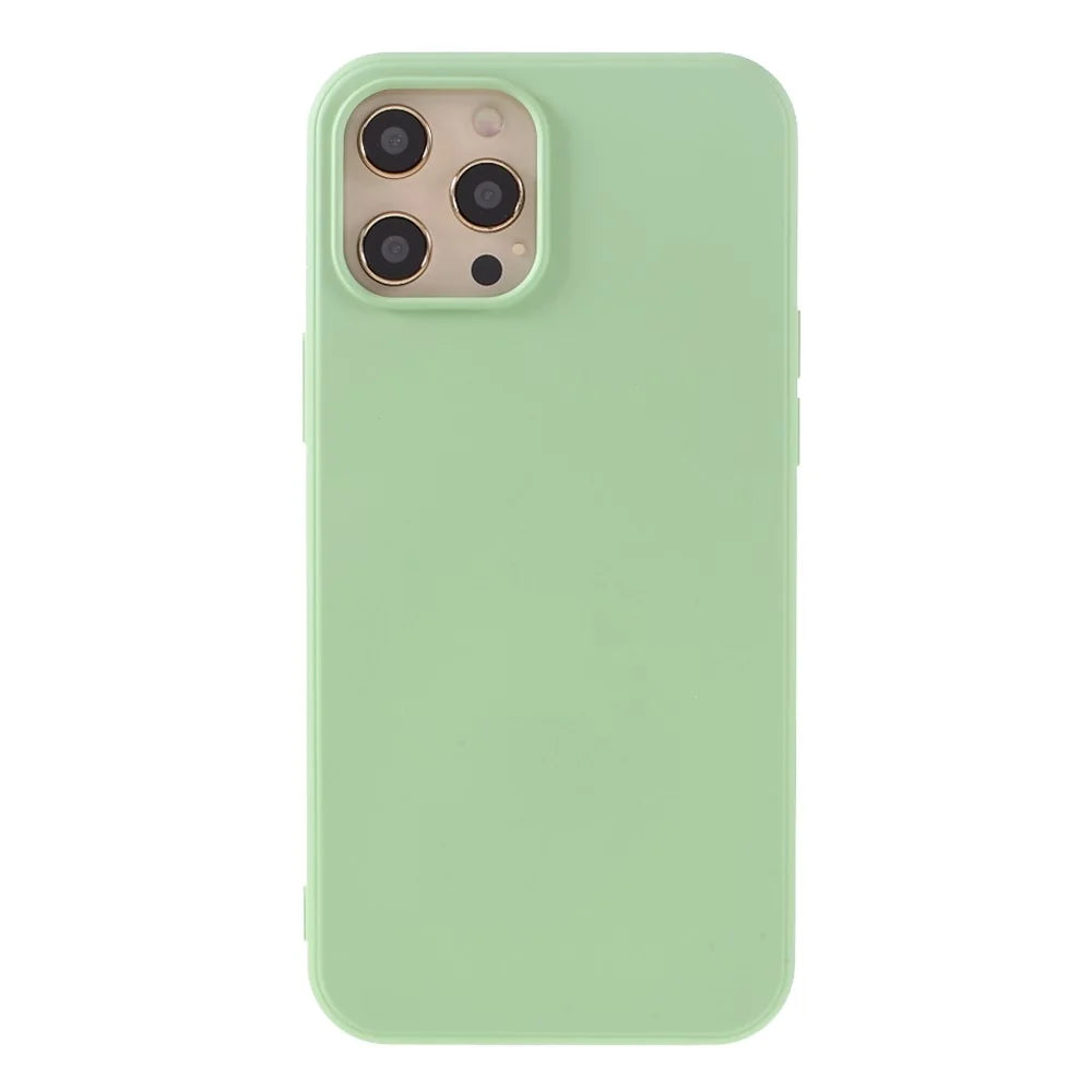 X-LEVEL Anti-scratch Liquid Silicone Back Cover for iPhone 12 Pro Max 6.7-inch - Light Green - 4