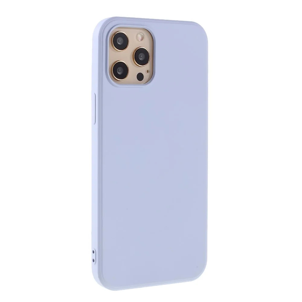 X-LEVEL Anti-Drop Liquid Silicone Back Cover for iPhone 12 Pro/12 - Purple - 2
