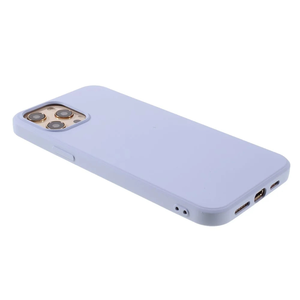 X-LEVEL Anti-Drop Liquid Silicone Back Cover for iPhone 12 Pro/12 - Purple - 5