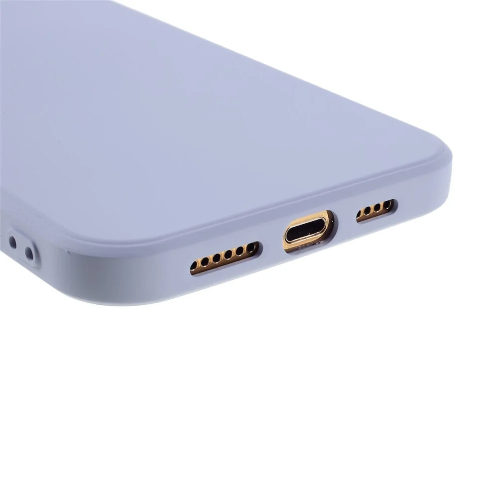 X-LEVEL Anti-Drop Liquid Silicone Back Cover for iPhone 12 Pro/12 - Purple - 6