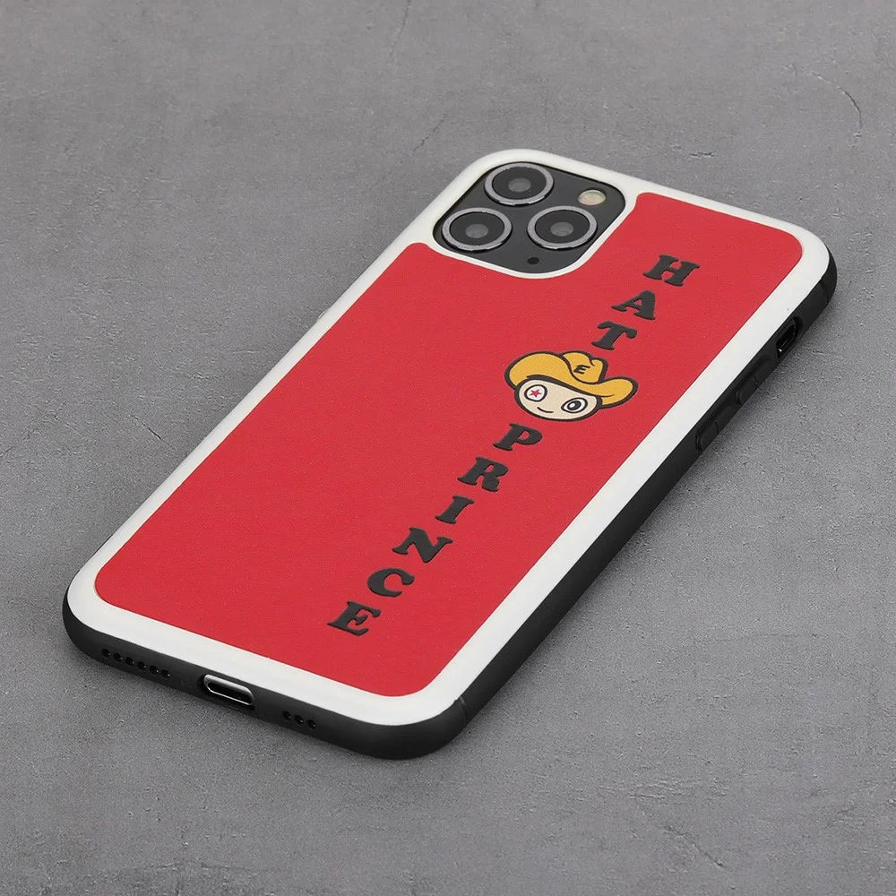 HAT PRINCE ENKAY Cartoon Series PU Leather Coated PC+TPU Protection Cover for iPhone 11 Pro 5.8 inch - Red - 6