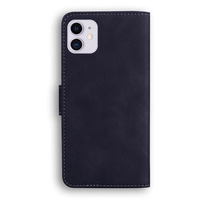 Leather Wallet Stand Phone Case for iPhone 11 - Black - 3