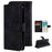 Leather Wallet Stand Phone Case for iPhone 7/8/SE (2020)/SE (2022) - Black - 1