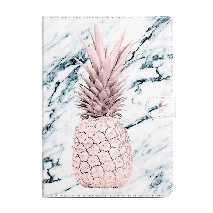 Pattern Printing Wallet Stand Leather Tablet Case for iPad Air 10.5 inch (2019)/iPad 10.2 (2021)/(2020)/(2019) - Pineapple - 2
