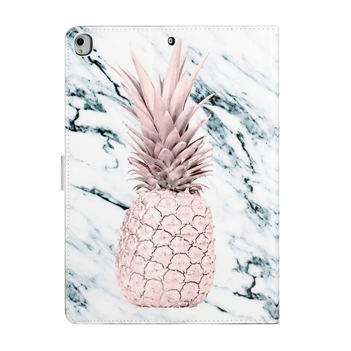 Pattern Printing Wallet Stand Leather Tablet Case for iPad Air 10.5 inch (2019)/iPad 10.2 (2021)/(2020)/(2019) - Pineapple - 3