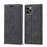 LC.IMEEKE Strong Magnetic PU Leather Cover Phone Case for iPhone 11 - Black - 3