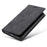 LC.IMEEKE Strong Magnetic PU Leather Cover Phone Case for iPhone 11 - Black - 5