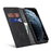 LC.IMEEKE Strong Magnetic PU Leather Cover Phone Case for iPhone 11 - Black - 6