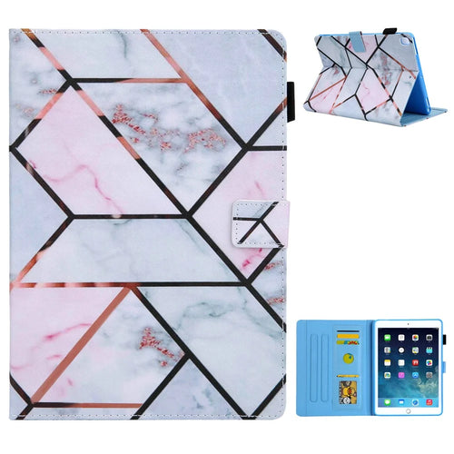 Patterned Leather Stand Smart Case for iPad Air 10.5 inch (2019)/iPad Pro 10.5-inch (2017)/iPad 10.2 (2021)/(2020)/(2019) - Marble Texture - 1