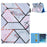Patterned Leather Stand Smart Shell for iPad Air/Air 2/Pro 9.7 inch (2016)/iPad 9.7-inch (2018)/(2017) - Marble Texture - 1