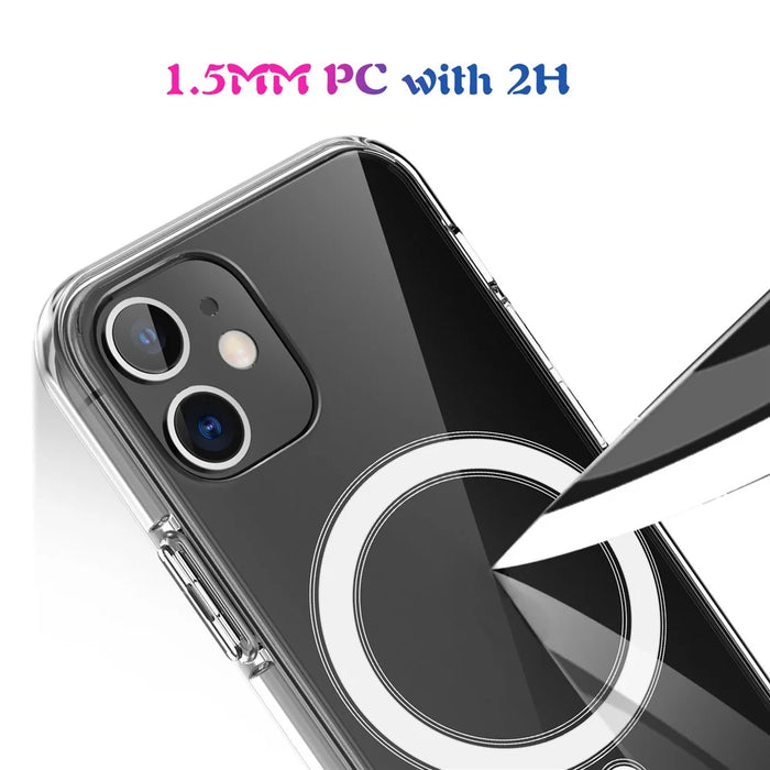 Clear TPU Phone Protective Back Cover [Support Wireless Charge] for iPhone 12 mini 5.4 inch - 2