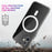 Clear TPU Phone Protective Back Cover [Support Wireless Charge] for iPhone 12 mini 5.4 inch - 6