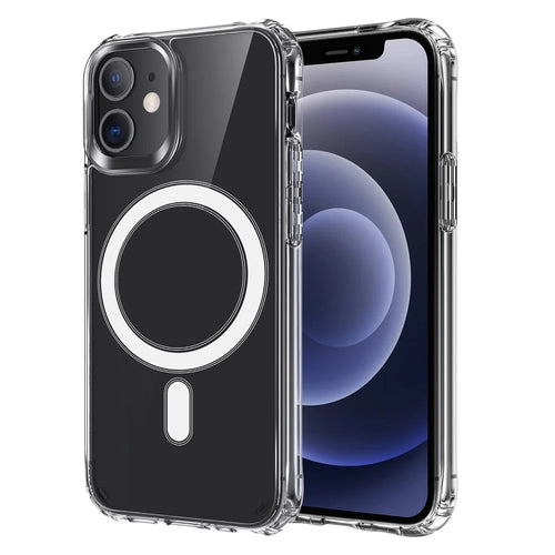 Shockproof Clear Style Acrylic + TPU Case for iPhone 12 mini Cover - 1