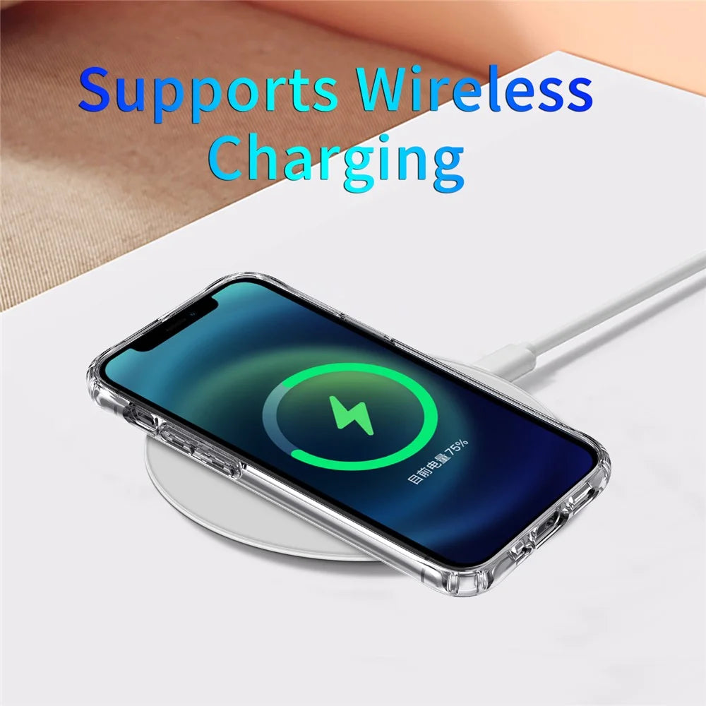 Shockproof Clear Style Acrylic + TPU Case for iPhone 12 mini Cover - 4