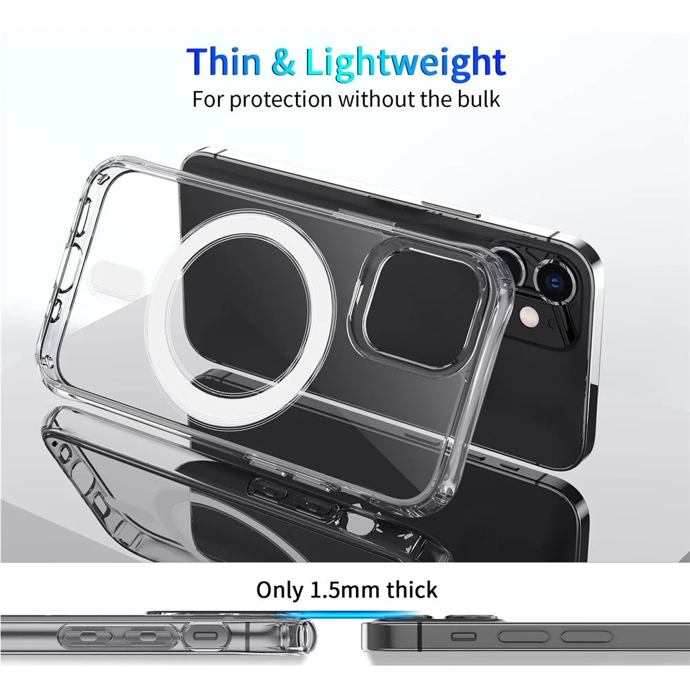 Shockproof Clear Style Acrylic + TPU Case for iPhone 12 mini Cover - 7