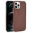 Crocodile Texture PU Leather Coated Plastic Phone Case for iPhone 12 Pro Max - Brown - 1