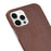Crocodile Texture PU Leather Coated Plastic Phone Case for iPhone 12 Pro Max - Brown - 5
