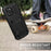 R-JUST Shockproof Dustproof Waterproof Protective Case for iPhone 12 Pro/12 Kickstand Shell - Black - 6