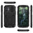 R-JUST Shockproof Dustproof Waterproof Protector Cover for iPhone 12 mini Kickstand Shell - Black - 3