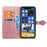 Embossed Mandala Flower Leather Wallet Stand Case for iPhone 12 Pro Max - Rose Gold - 5