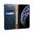 Leisure Style Waxy Crazy Horse Texture Phone Leather Cover Shell with Stand and Wallet for iPhone 12 mini - Blue - 5