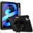 PC + TPU Cover Case with Pen Slot and 360° Swivel Kickstand Shell for iPad Air (2020)/Air (2022) - Black - 3