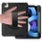 PC + TPU Cover Case with Pen Slot and 360° Swivel Kickstand Shell for iPad Air (2020)/Air (2022) - Black - 5