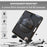 PC + TPU Cover Case with Pen Slot and 360° Swivel Kickstand Shell for iPad Air (2020)/Air (2022) - Black - 7