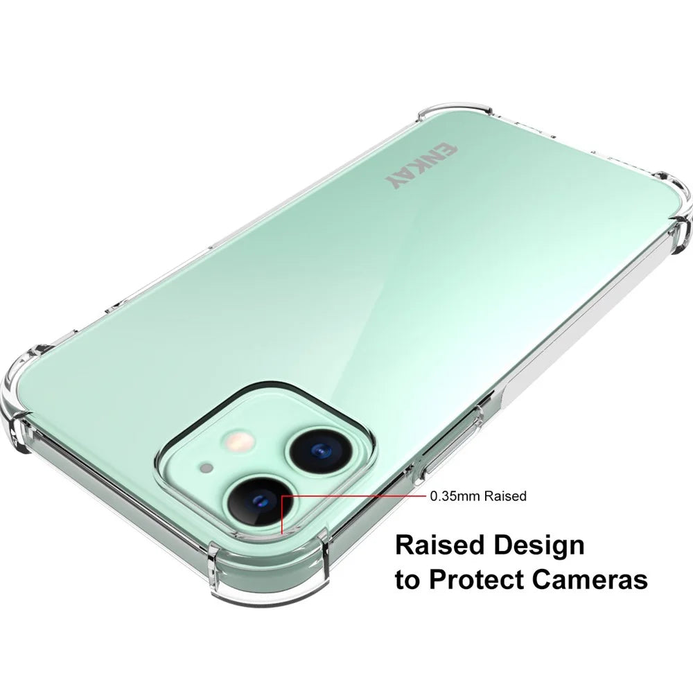 ENKAY HAT PRINCE ENK-PC049 Shockproof Clear TPU Case for iPhone 12 mini 5.4 inch - 3