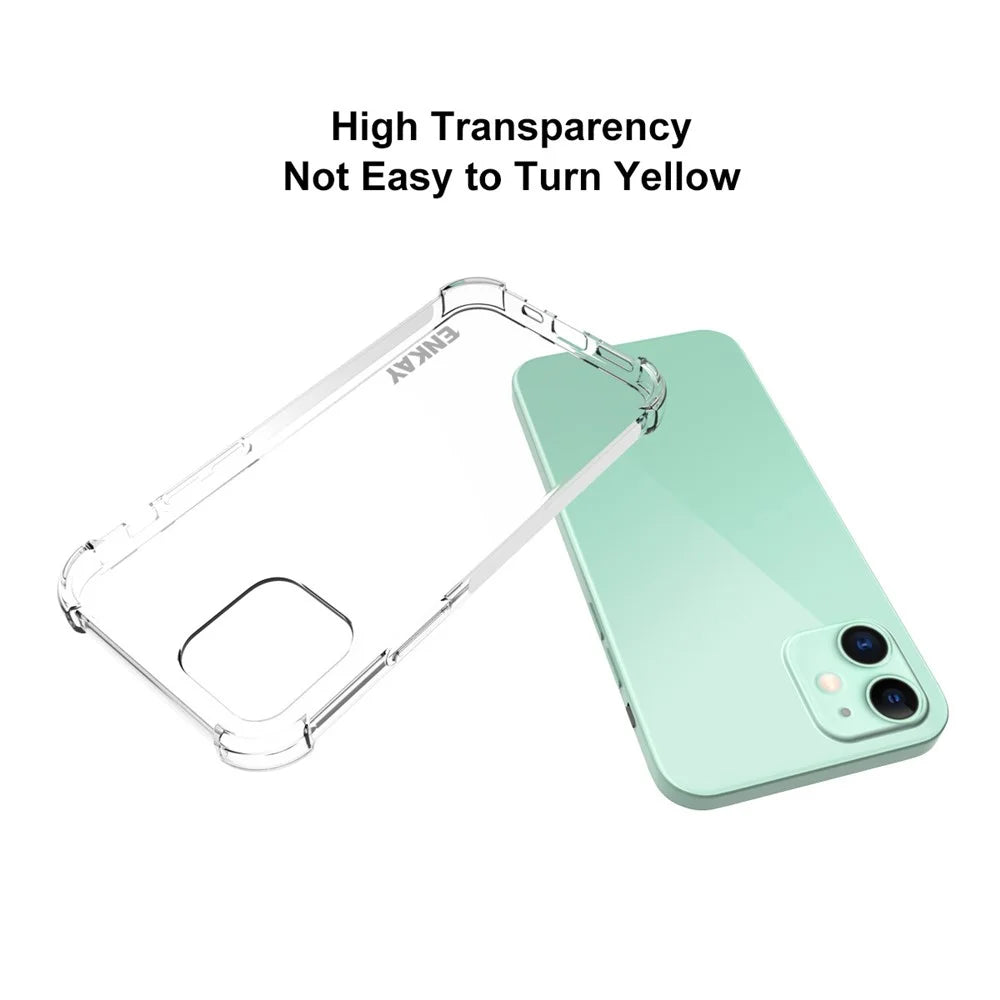 ENKAY HAT PRINCE ENK-PC049 Shockproof Clear TPU Case for iPhone 12 mini 5.4 inch - 5