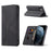 Fantasy Series Auto-absorbed Leather Wallet Stand Case for iPhone 12 mini 5.4 inch - Black - 1