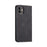 Fantasy Series Auto-absorbed Leather Wallet Stand Case for iPhone 12 mini 5.4 inch - Black - 2