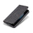 Fantasy Series Auto-absorbed Leather Wallet Stand Case for iPhone 12 mini 5.4 inch - Black - 5