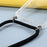 Anti-fall Case for iPhone 12 mini Glossy TPU+Acrylic Cover with Textile Strap - Black - 6