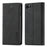LC.IMEEKE Strong Auto-Absorbed Business Style Leather Phone Cover Shell for iPhone 7/8/SE (2020)/SE (2022) - Black - 3