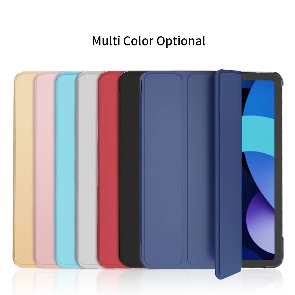 Plastic Tri-Fold PU Leather Tablet Case for iPad Air 11 (2026) / (2025) / (2024) / Pro 11 (2022) (2021) (2020) / Air (2022) (2020) - Black - 3