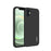 ENKAY HAT PRINCE ENK-PC068 Plain Straight Edge Liquid Silicone Phone Protective Case for iPhone 12 - Black - 1