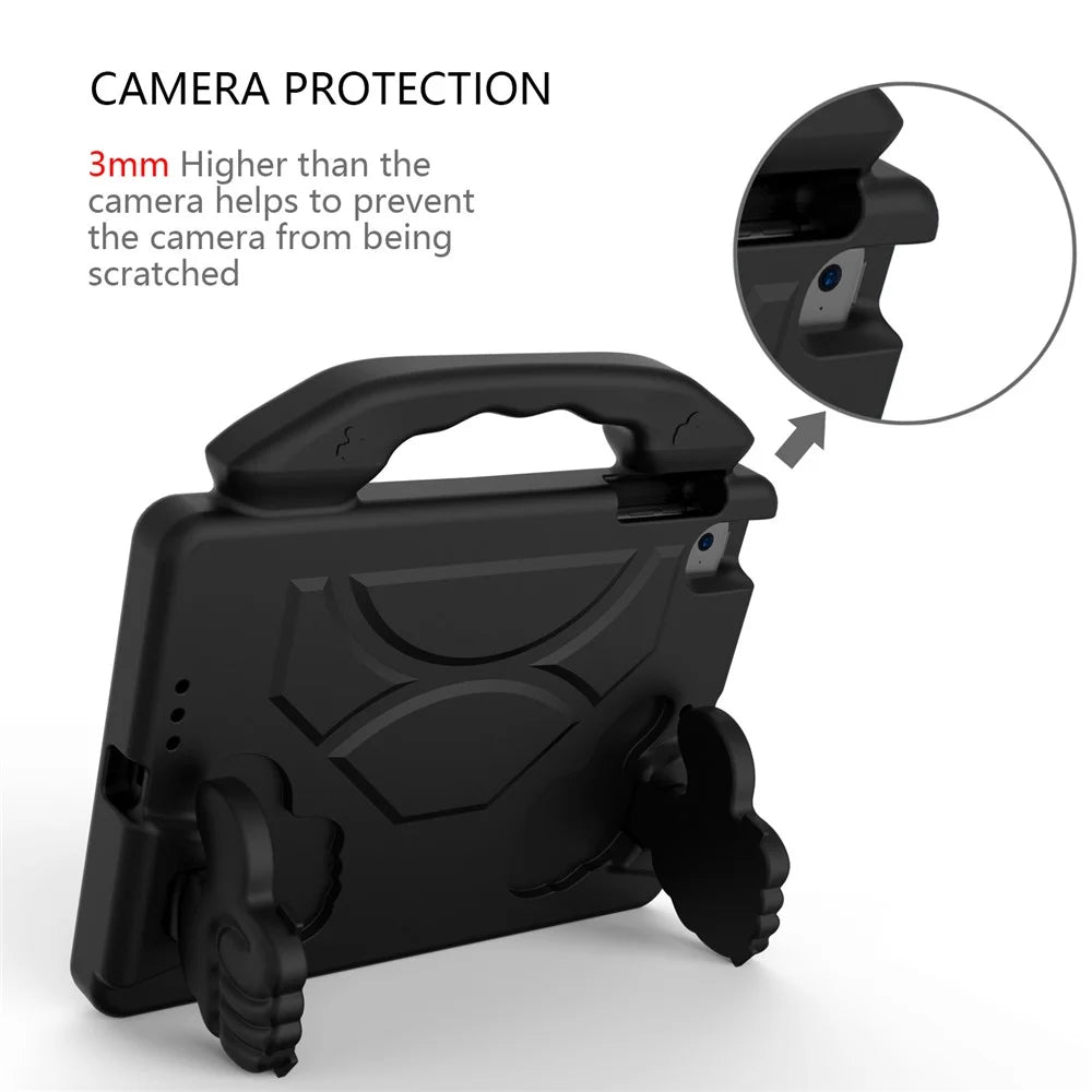 Anti-shock Kickstand Thumb EVA Tablet Case for iPad mini (2019) 7.9 inch / mini 4 - Black - 5