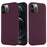 Magnetic Absorption Liquid Silicone Cell Phone Cover [Support Magnetic Wireless Charge]  iPhone 12 Pro Max Magnetic - Wine Red - 1